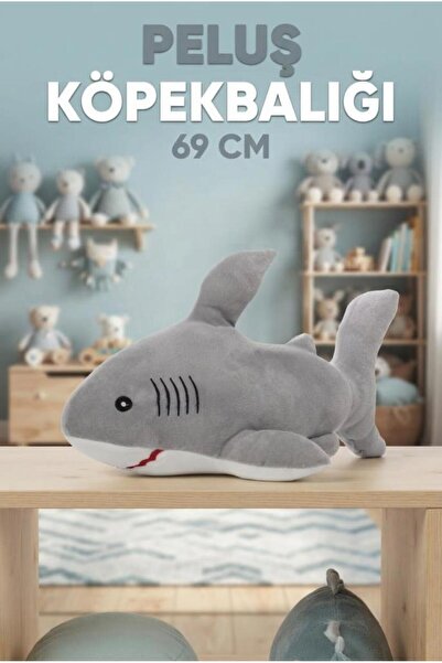 Tıfıl Toys Shark Plush 60 Cm; Cute and Comfortable Sleeping Pillow and Huggin...