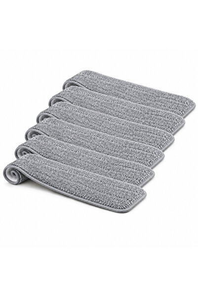varioshop Set de 6 VarioShop ®   Rezerve pentru mop plat, pentru curățarea po...