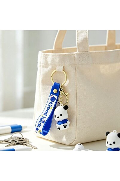 idei 3D silicone puppy figurine Keychain , length 11 cm, decorative accessory...