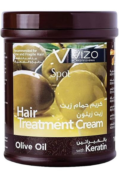 Generic Brand VIZO SPOT HAIR TREATMENT CREAM OLIVE OIL WITH KERATIN 1000ml