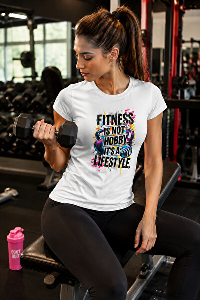 Generic Brand Tricou Damă "Fitness Is Not a Hobby" – Gym Lifestyle