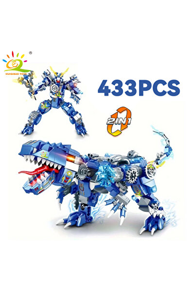 Choice3 NO.04 no box HUIQIBAO 2in1 Jurassic Dinosaur World Model Building Blo...