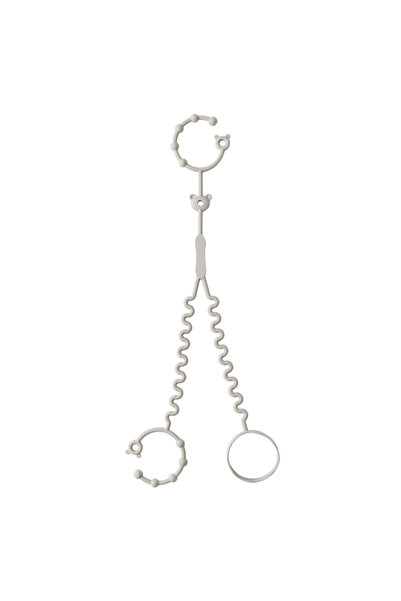 Choice4 09-light grey New 1PC Baby Pacifier Chain With 2 Clips Infant Bottle ...