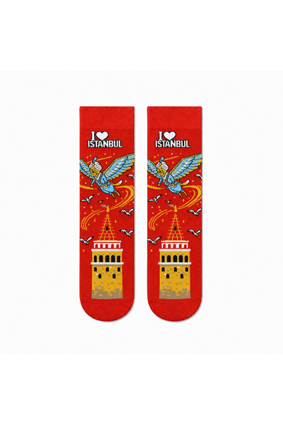 CARNAVAL SOCKS Carnaval Hezarfen and Galata Tower Unisex Socks