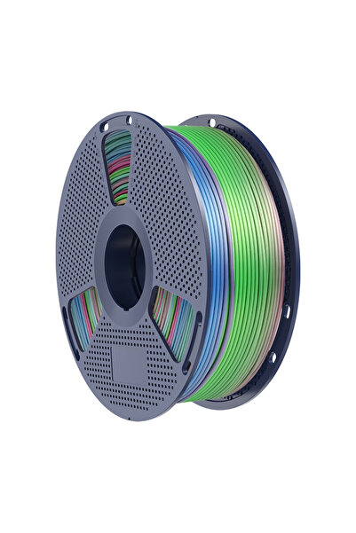 Sunlu Filament PLA+ Mătase Curcubeu pentru Imprimantă 3D, 1.75mm, 1kg