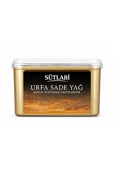 Sade Yağ Ghee 2 kg Laktozsuz Gdo'suz Fermente Koyun Sütünden SadeYağ
