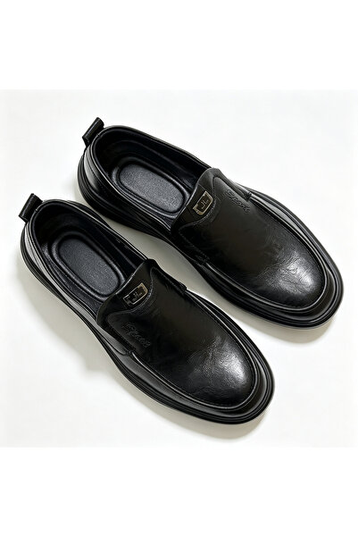 Generic Brand Men's Handmade Soft Cow Leather Slip On Loafers, Non-Slip Thick...