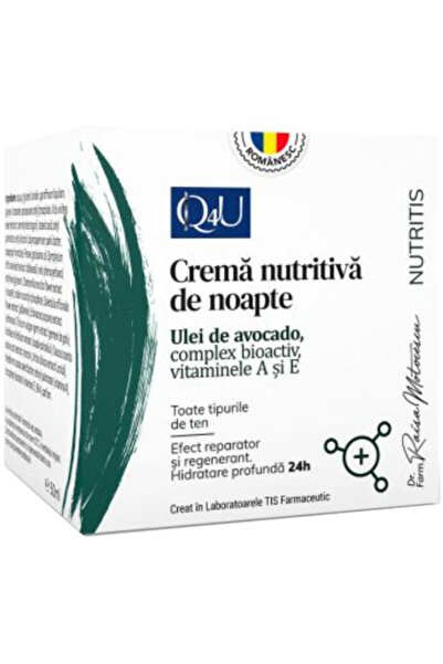 Tis Farmaceutic Crema Nutritiva de Noapte NutriTis Tis Farmaceutic, 50 ml