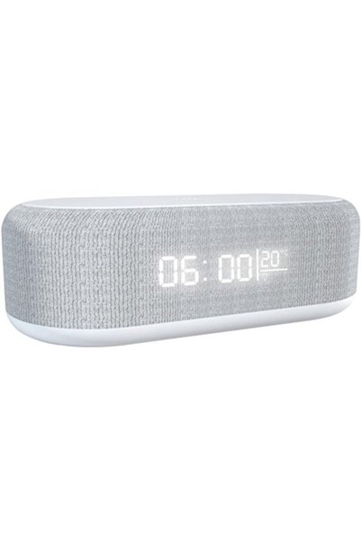 Morvena Picks Ceas deșteptător analog/digital cu stație de încărcare wireless...