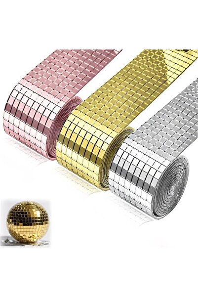 STARSTAR Mirror mosaic tiles 4pc 100cm silver/rose/gold DIY.