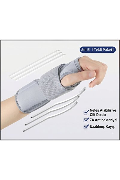 TFCC Yırtık El Bilek Desteği Ateli, Ayarlanabilir Basınçlı ve Alüminyum Destekli Ergonomik Bileklik
