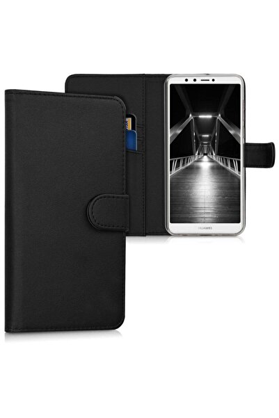 KWmobile Θήκη Πορτοφόλι (44727.01) Μαύρο (Huawei Y9 2018)