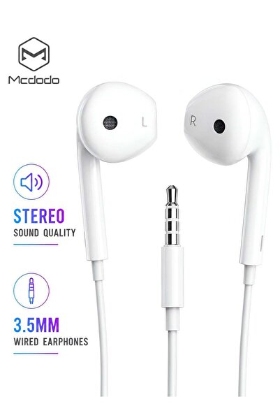 Mcdodo 3.5mm Wired Earphones with Mic – Stereo Headphones for Android Phone, ...