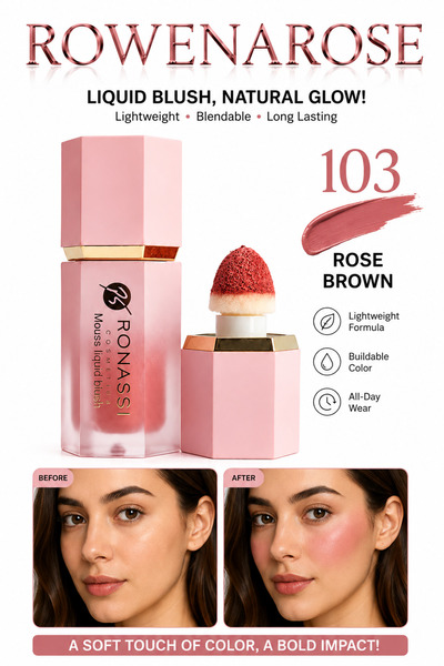ROWENAROSE Mousse Liquid Blush – Likit Allık