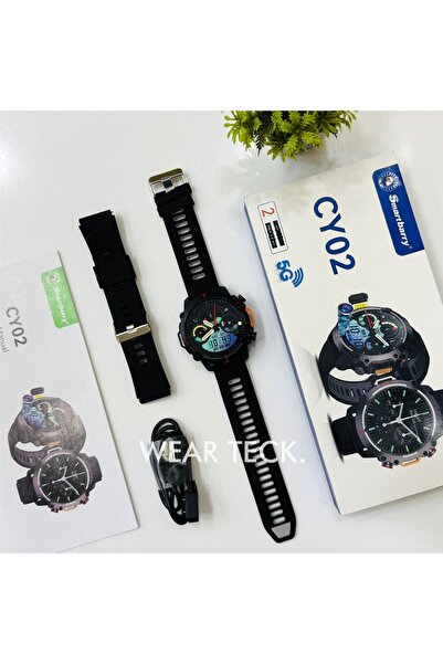 SmartWatch ساعة ذكية ويرتيك سمارت بيري CY02 5G بنظام أندرويد مع شريحة اتصال