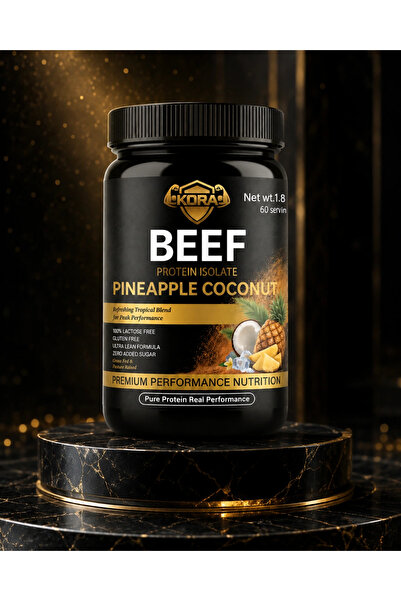 KORA Beef Protein Isolate Pineapple Coconut 1.8kg 60 Servings