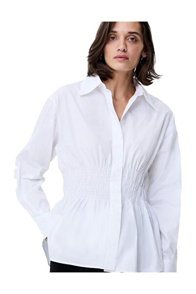 French Connection Women Cambria Smocked Shirt