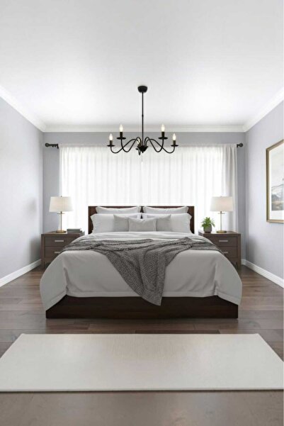 BSA LIGHTING VELA 5'Lİ SİYAH MODERN AVİZE ( E14 DUYLU) KLASİK ŞIK AVİZE