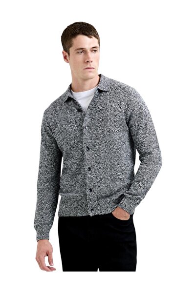 French Connection Men Long Sleeve Knitted Shirt