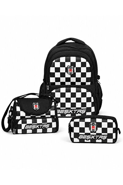 Beşiktaş Lisanslı 3'lü Okul Çantası Seti - Okul Çantası, Beslenme Çantası ve ...