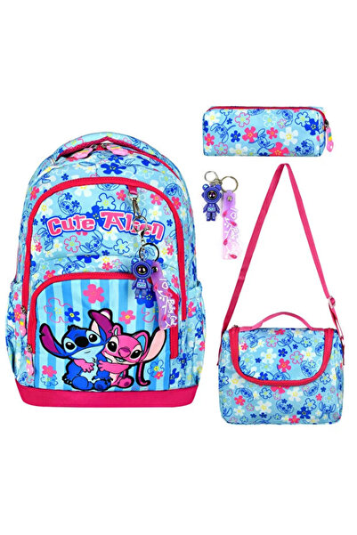 ATHLETIC Girl's Triple Primary School School Bag Set (Bag Thermal Lunch Bag P...