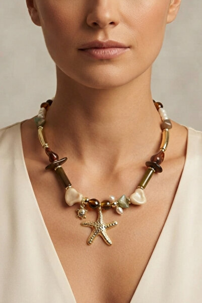 PETEK AKSESUAR Acrylic Design Sea Star Pendant
