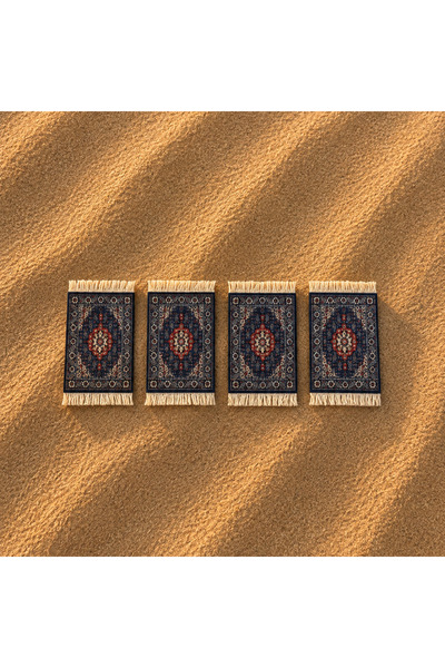 Tohfa Luxe - UAE Grand Arabesque Heritage Coaster Set of 4