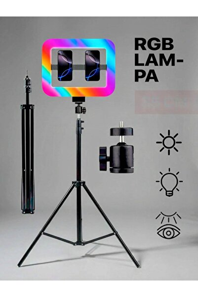 NEEPHO إضاءة حلقية صغيرة MJ-35 RGB ثلاثية الألوان HSI - 360 درجة °   إضاءة اح...