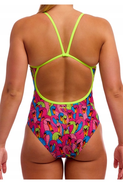 NO BRAND FUNKITA Swan City costum de baie - cu o singură bretea 10 (UK32) S
