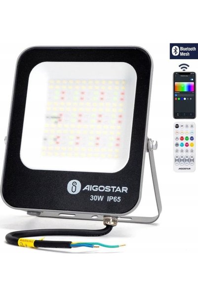 NO BRAND Proiector Aigostar 30 W RGB+6500 K BT MESH