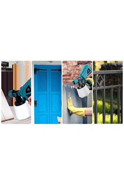 bedee Pulverizator de vopsea electric 1000ml + 2 baterii