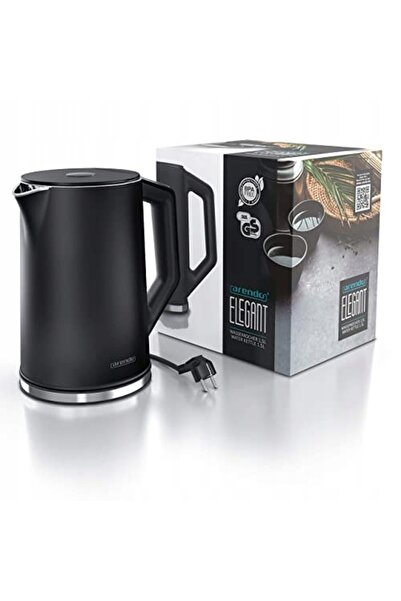 NO BRAND Arendo 303879 fierbător electric 2200 W 1.5 l negru