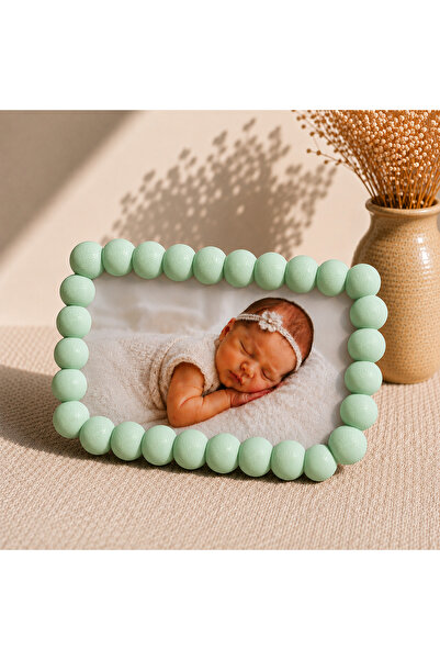 Bubble Fotoğraf Çerçevesi 10x15 cm – Dikey & Yatay Kullanım - Mint