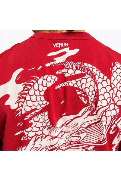 NO BRAND Tricou bărbătesc Venum Dragon'S Flight roșu cireș/alb crem M