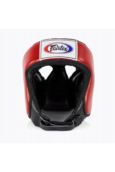 NO BRAND Casca de protecție Fairtex Muay Thai & Kickboxing Competition roșie M