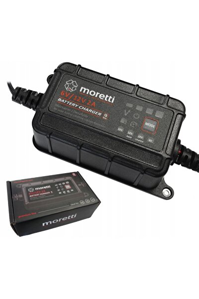Moretti Încărcător de baterii Gel AGM LiFePO4 6/12 2A