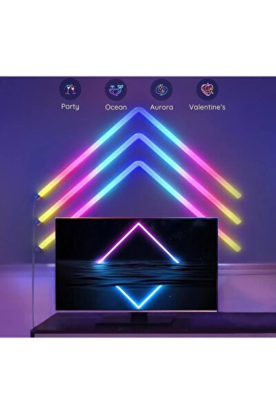 NO BRAND Bandă LED Govee Govee Glide (6+1) SMART LED, TV, Gaming, Home - RGBIC
