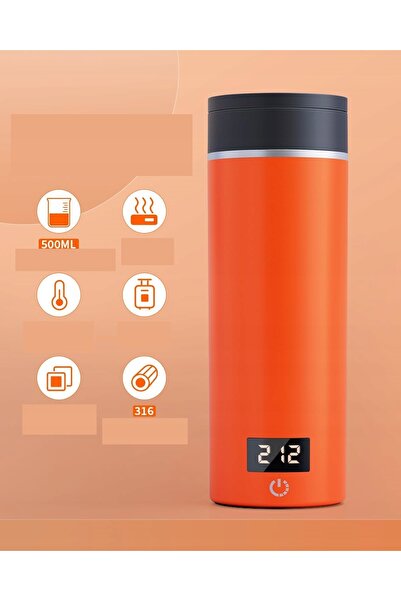 NO BRAND Termos Cană Termică Sticlă de Apă Inteligentă 500ml AIRMSEN VACUUM PRO