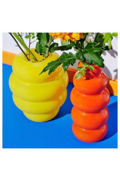 NO BRAND Vază IKEA KÄLLARHALS, portocalie, 26 cm