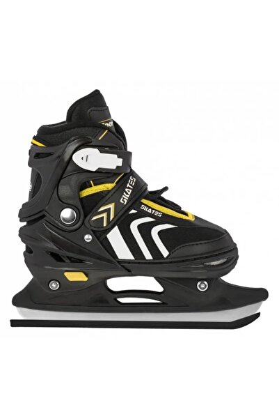 SporTrike Patine cu rotile reglabile 34-38 negru/galben 4 roți 70mm 85A ABEC-7