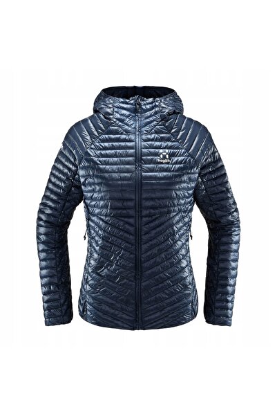 NO BRAND Haglöfs L.I.M Mimic Hood geacă de puf de damă bleumarin XS