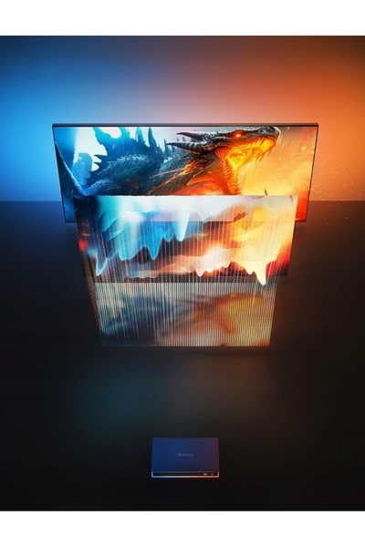 Govee Bandă LED pentru TV, cutie de sincronizare AI, 55-65 inch, iluminare RG...