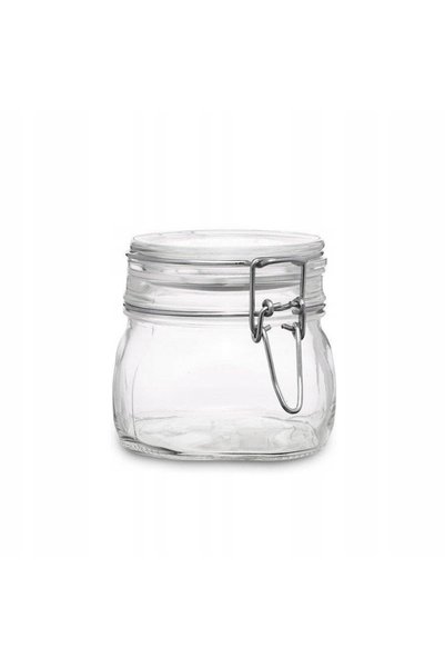 NO BRAND BORCAN DE STICLĂ PENTRU PRODUSE ALIMENTARE VERSATE ȘI LICHIDE 500 ml...