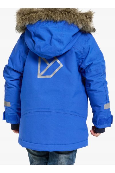 NO BRAND Jachetă pentru copii Didriksons Bjarven Parka 3 - albastru caraibian...