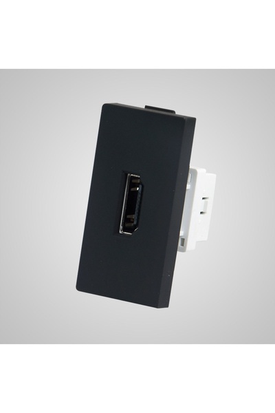 NO BRAND Modul Touchme tm906b 1/2, priză HDMI, Negru