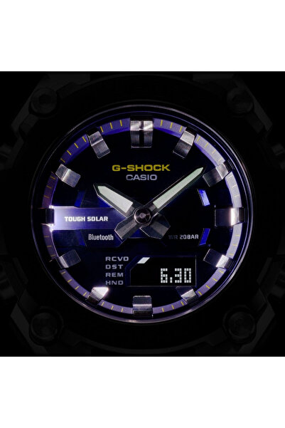 Casio G-SHOCK G-Steel Ceas bărbătesc cu sincronizare Bluetooth și solară