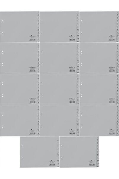 Durable Inserții din plastic A4 cu alfabet, 20 de cartonașe x12