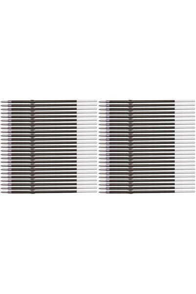KameT Rezervă X-21 pentru pix Kamet, standard (scurt), 0.8mm, negru x 100
