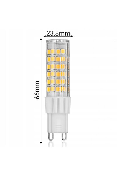 NO BRAND 10x bec LED G9 12W = 95W, lumină caldă, neutră, rece, Premium LEDLUX...
