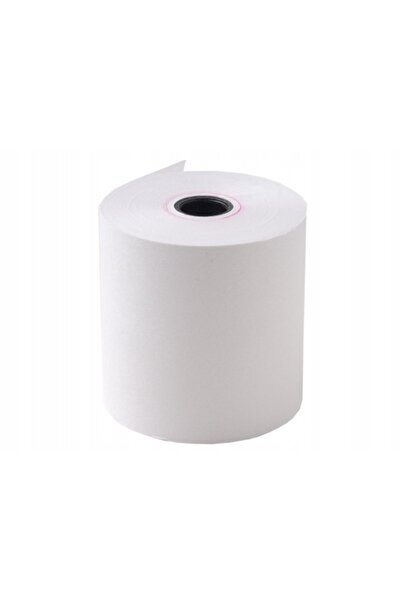 NO BRAND Rolă hârtie offset 57mm x 30m albă, 10 bucăți pentru terminale de ca...